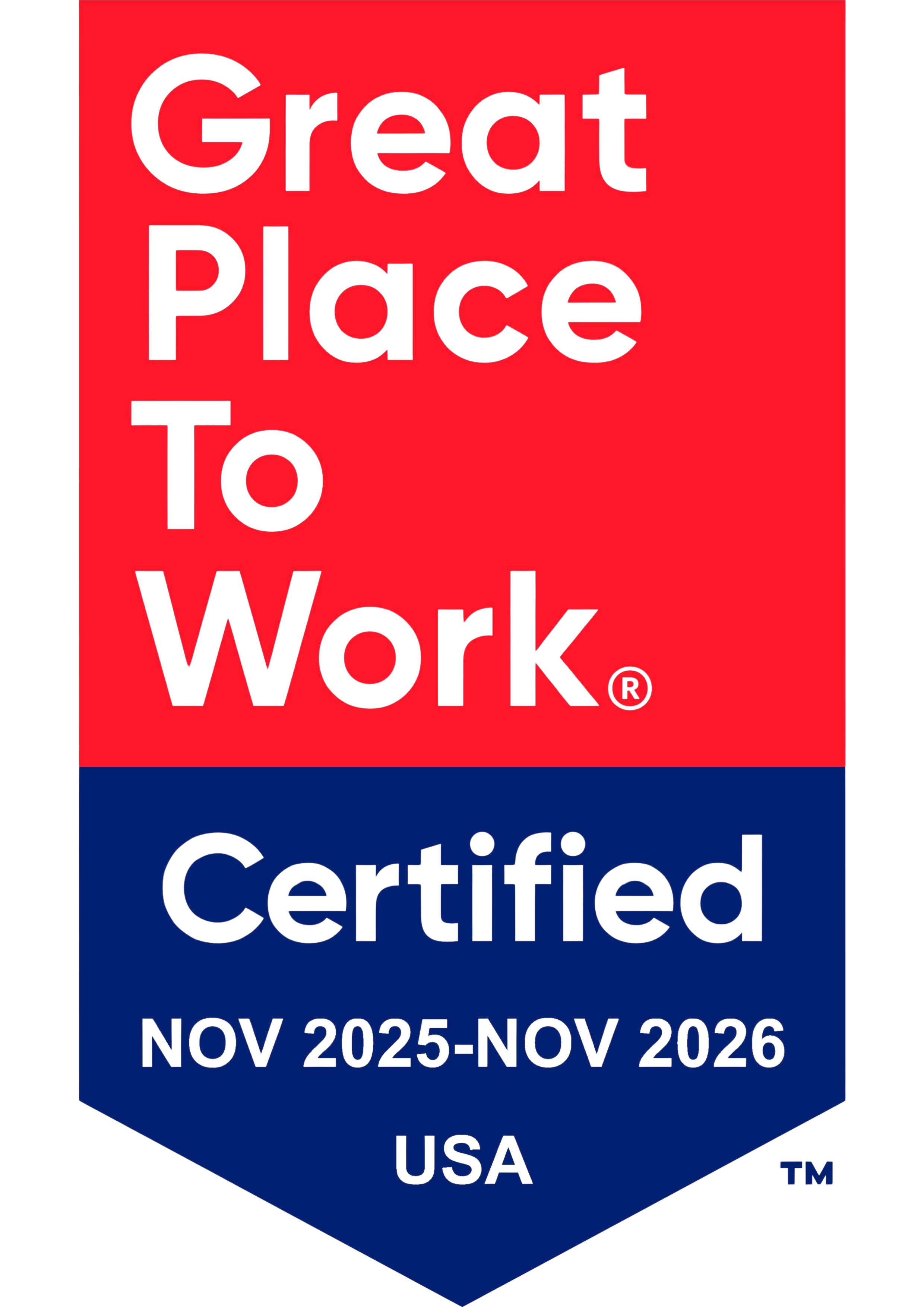 Great Place to Work certified