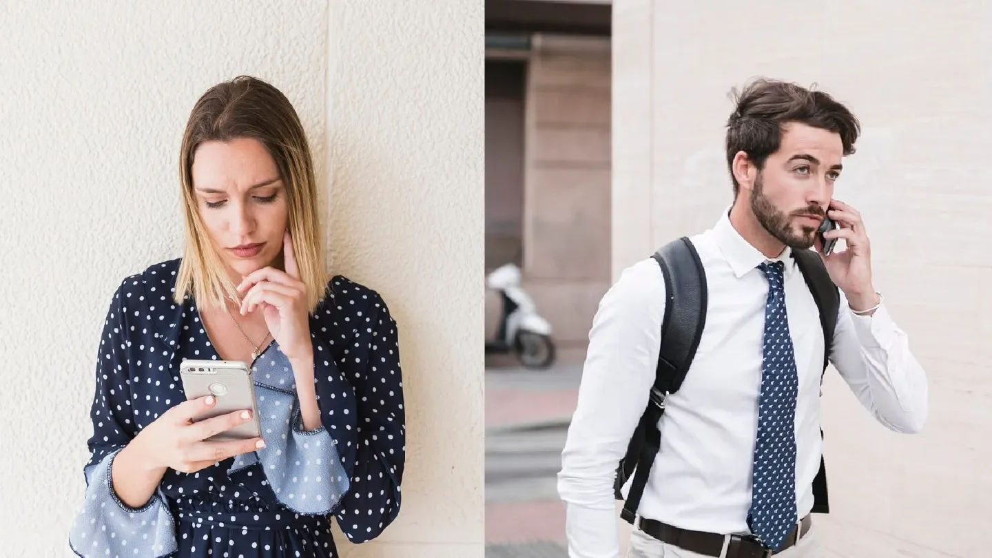 Clientes gestionando consultas por celular con atención automatizada de vozy.ia.