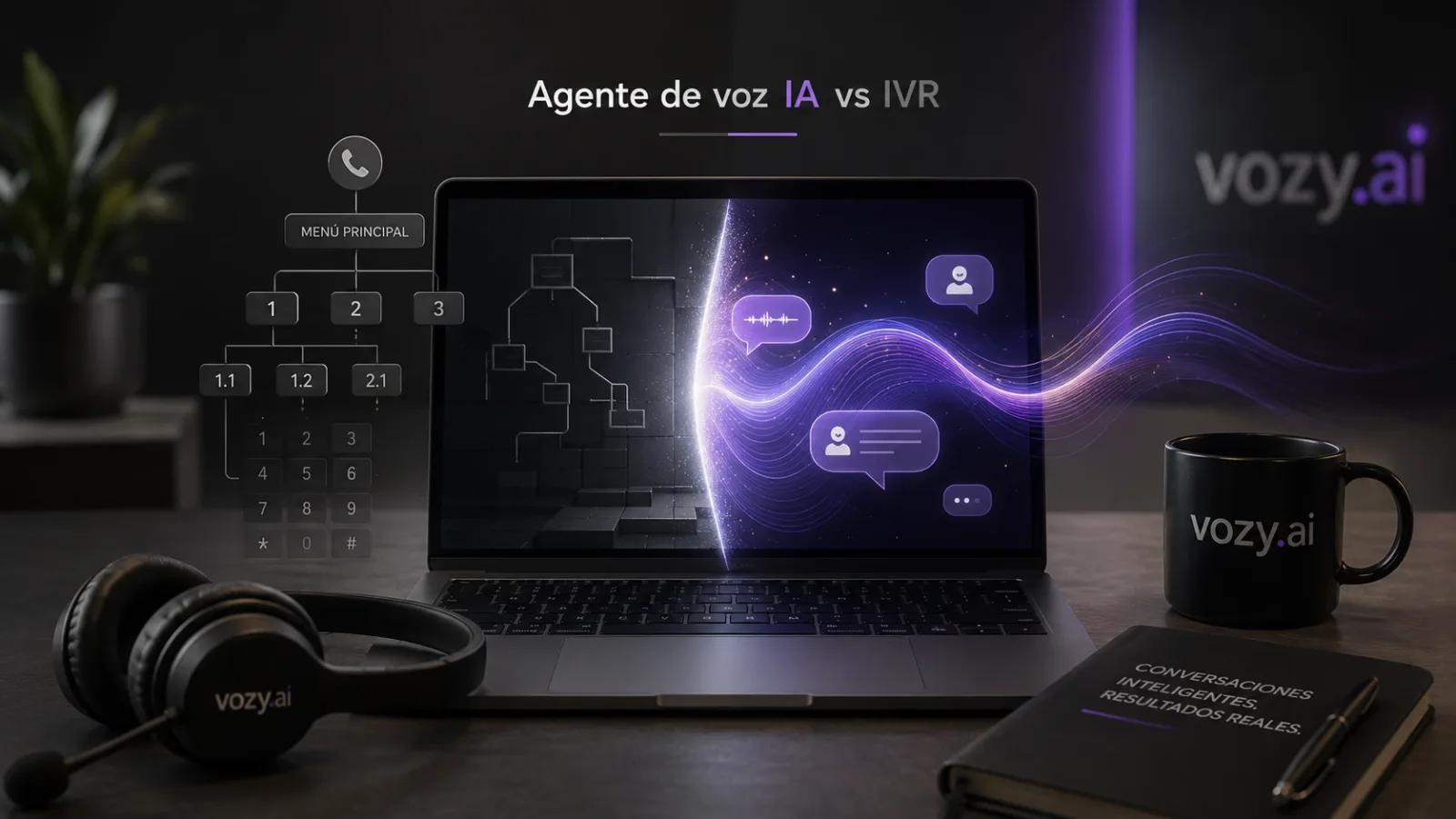 Qué es un agente de voz IA y en qué se diferencia de un IVR