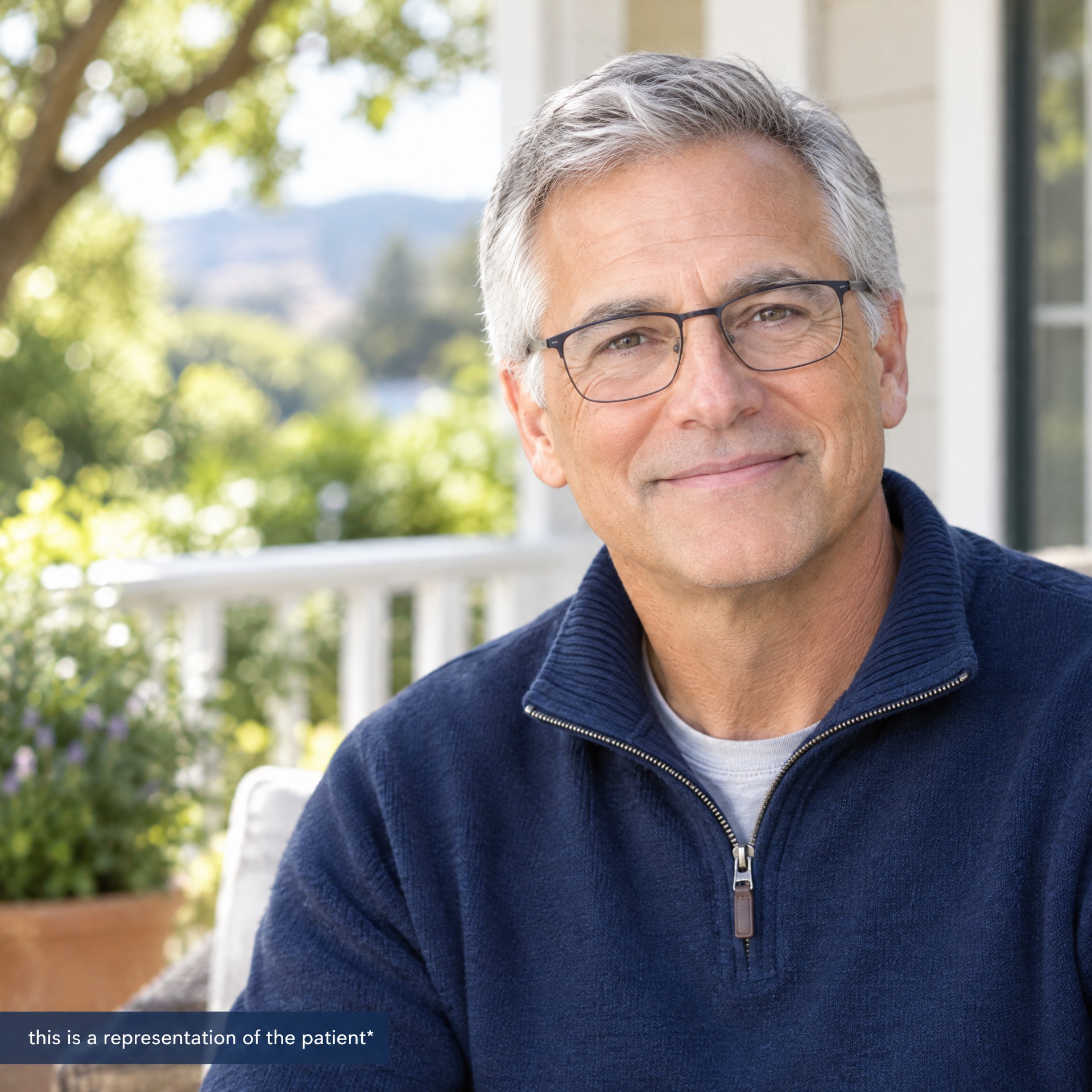 Representative lifestyle portrait for Steve V. testimonial. This is a representation of the patient, not the actual reviewer.