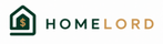 Homelord logo with house icon and text in green and gold.