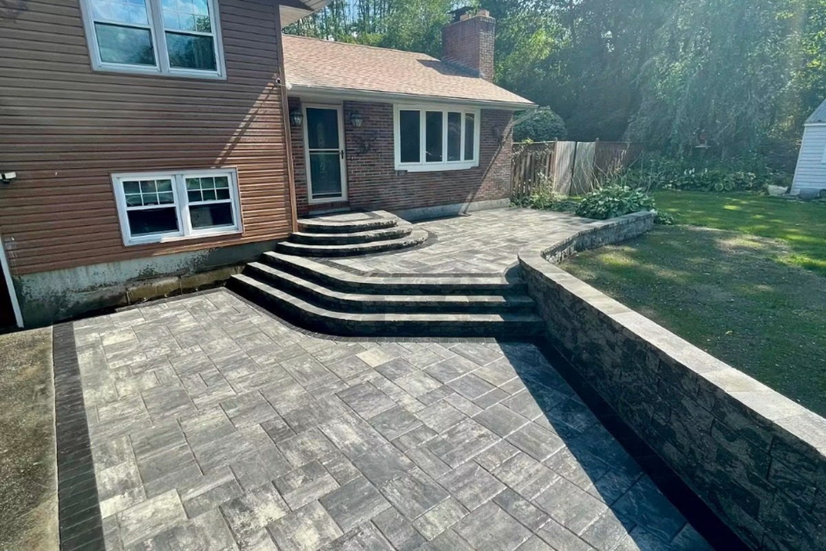 Stamped concrete photo