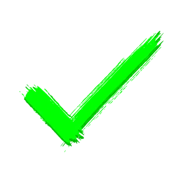 green check