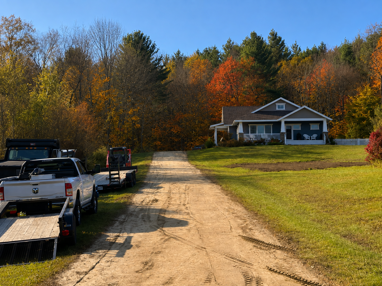 after driveway