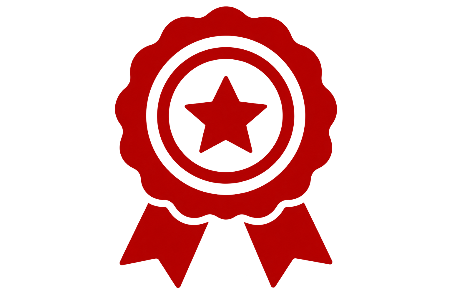 photo of a badge to show quality