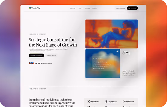 Thinkwise consulting website template