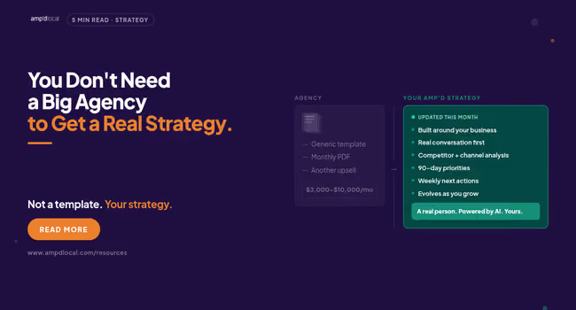 Marketing Strategy for Small Business: Why You Don’t Need a Big Agency to Get One