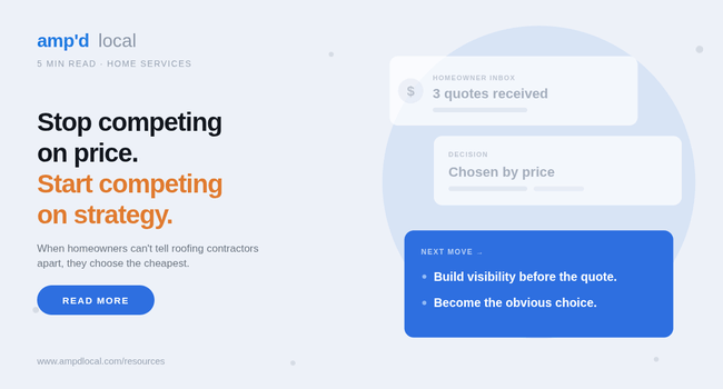 Roofing Company Marketing: Stop Competing on Price