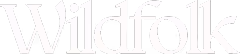 Wildfolk logo in white colour.