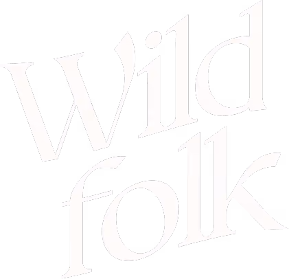 Logo of the Wildfolk text in white.