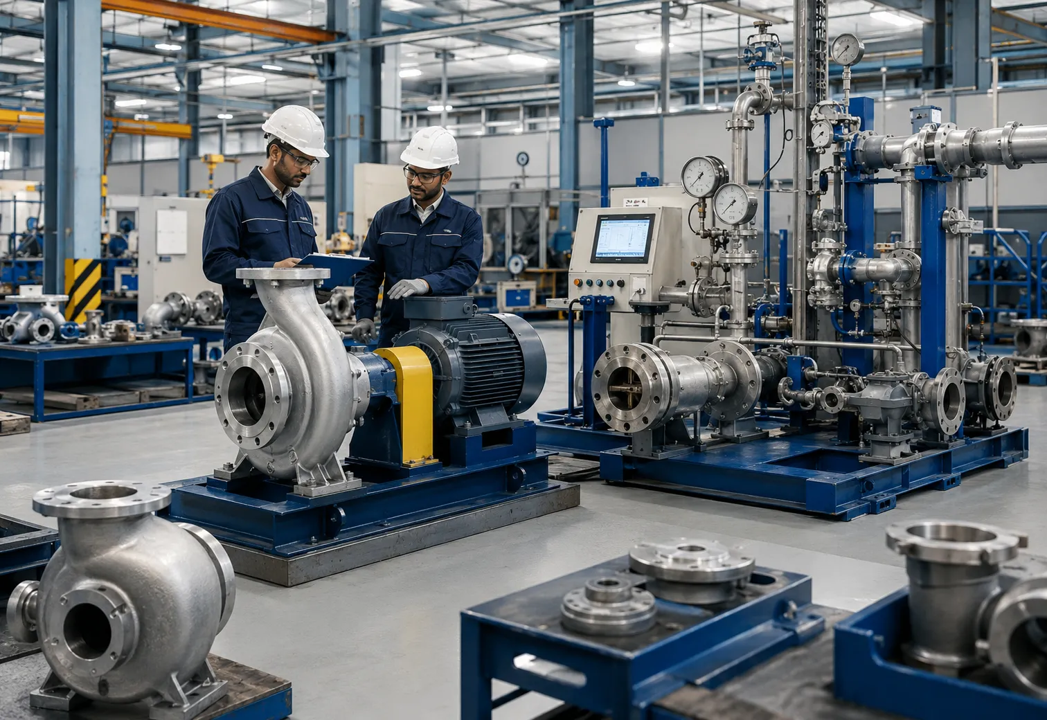 image of a geothermal plant with advanced technology