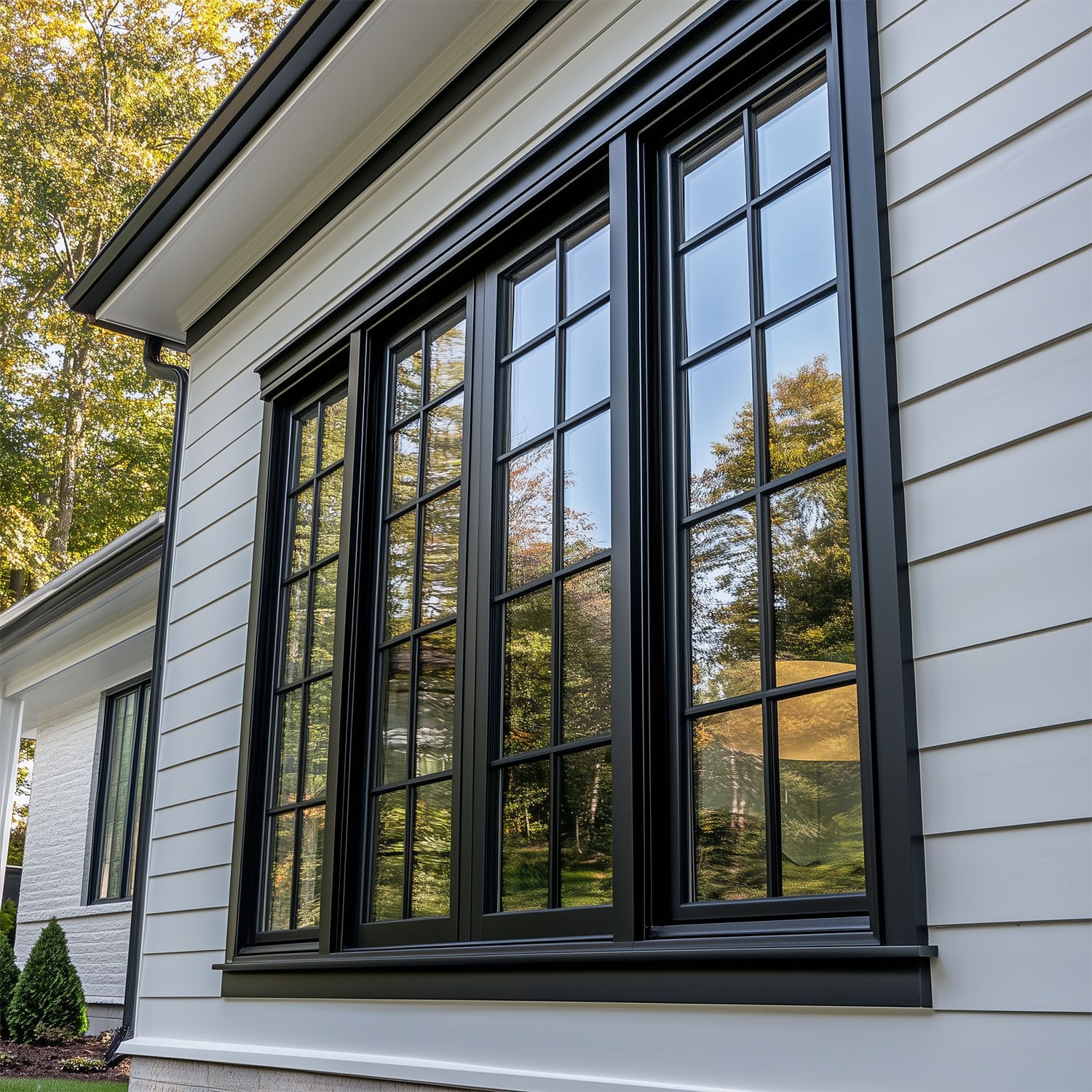 New replacement window installation by Impact Exteriors