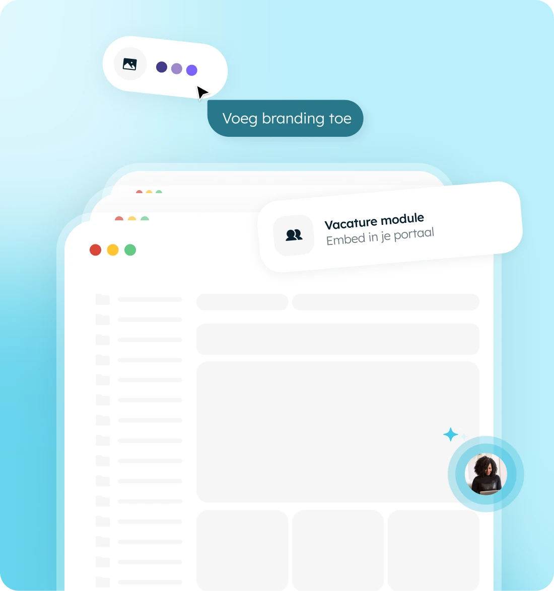 Branded candidate portal preview