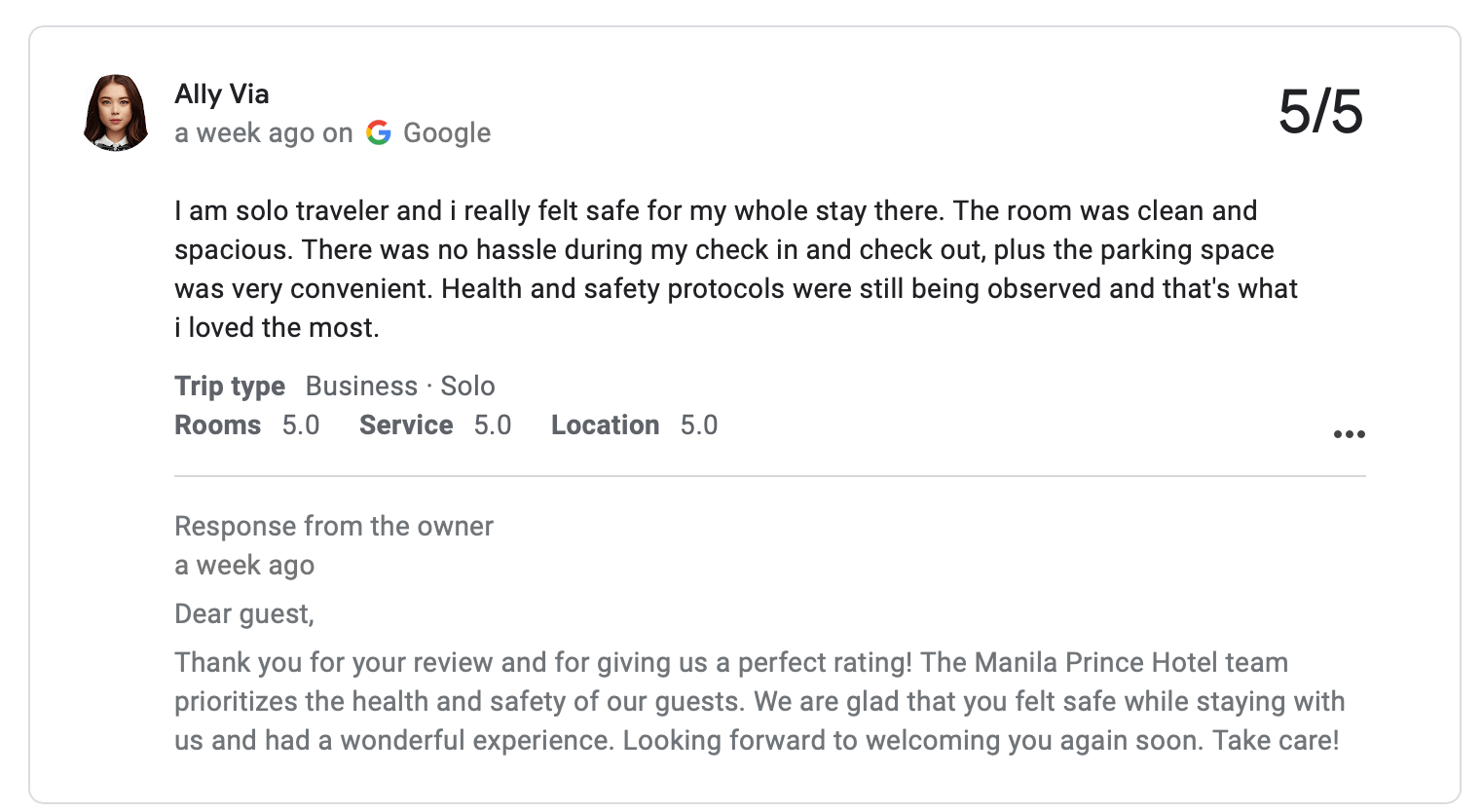 recensione-positiva-google-my-business-hotel