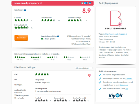 recensioni-clienti-valutazioni-Kiyoh