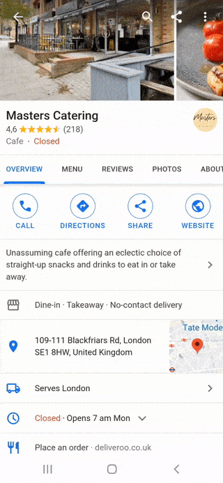 google-maps-listing-masters-catering