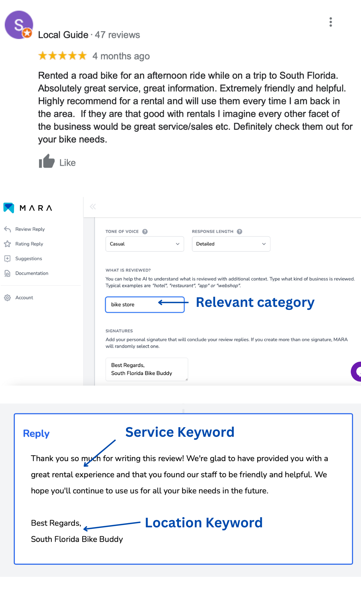 miglior generatore di risposte alle recensioni AI per Google My Business