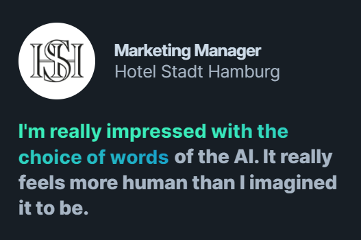 riferimento cliente Hotel Stadt Hamburg