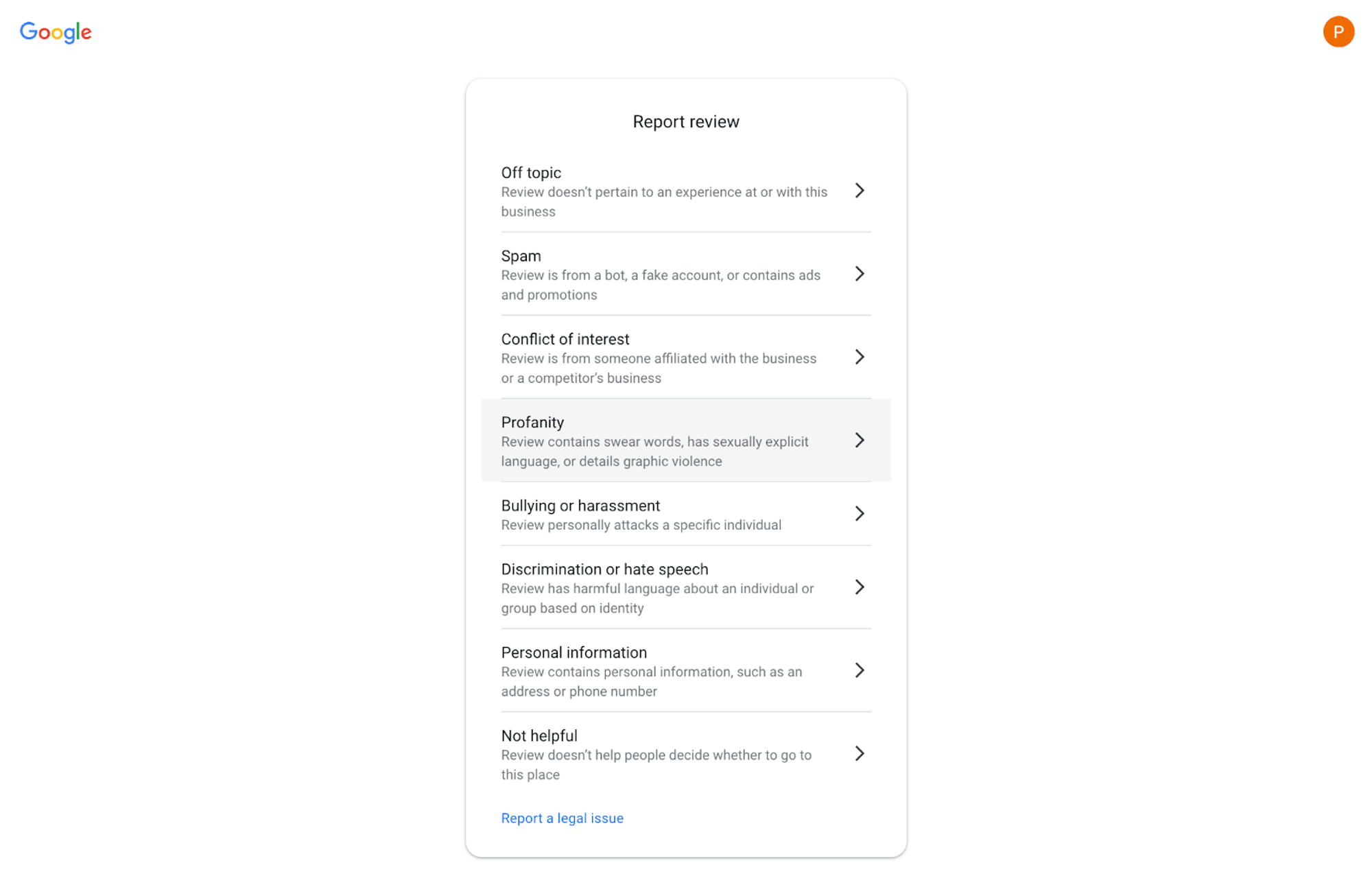 segnala-una-recensione-su-Google