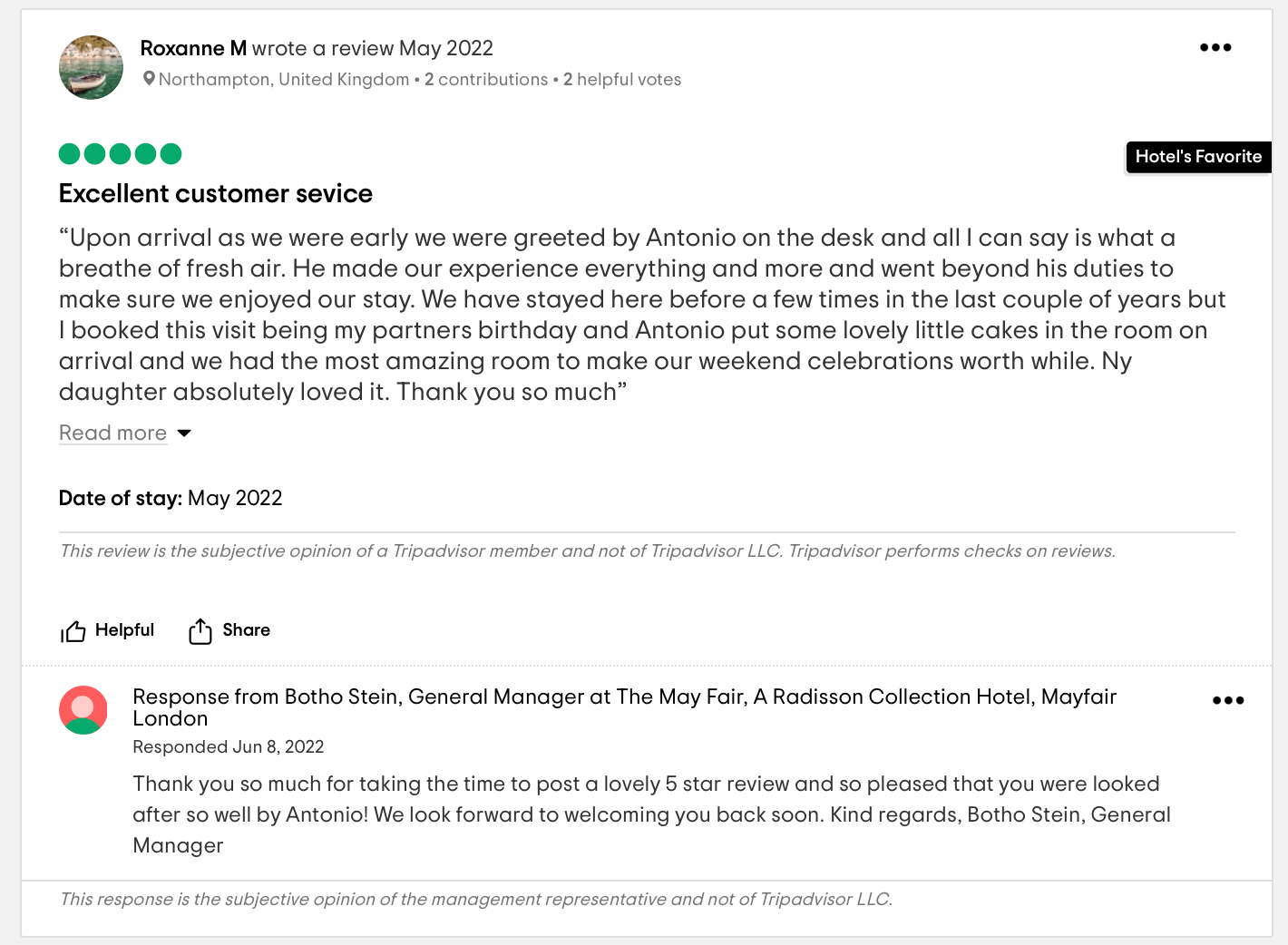recensione-positiva-elenco-hotel-tripadvisor