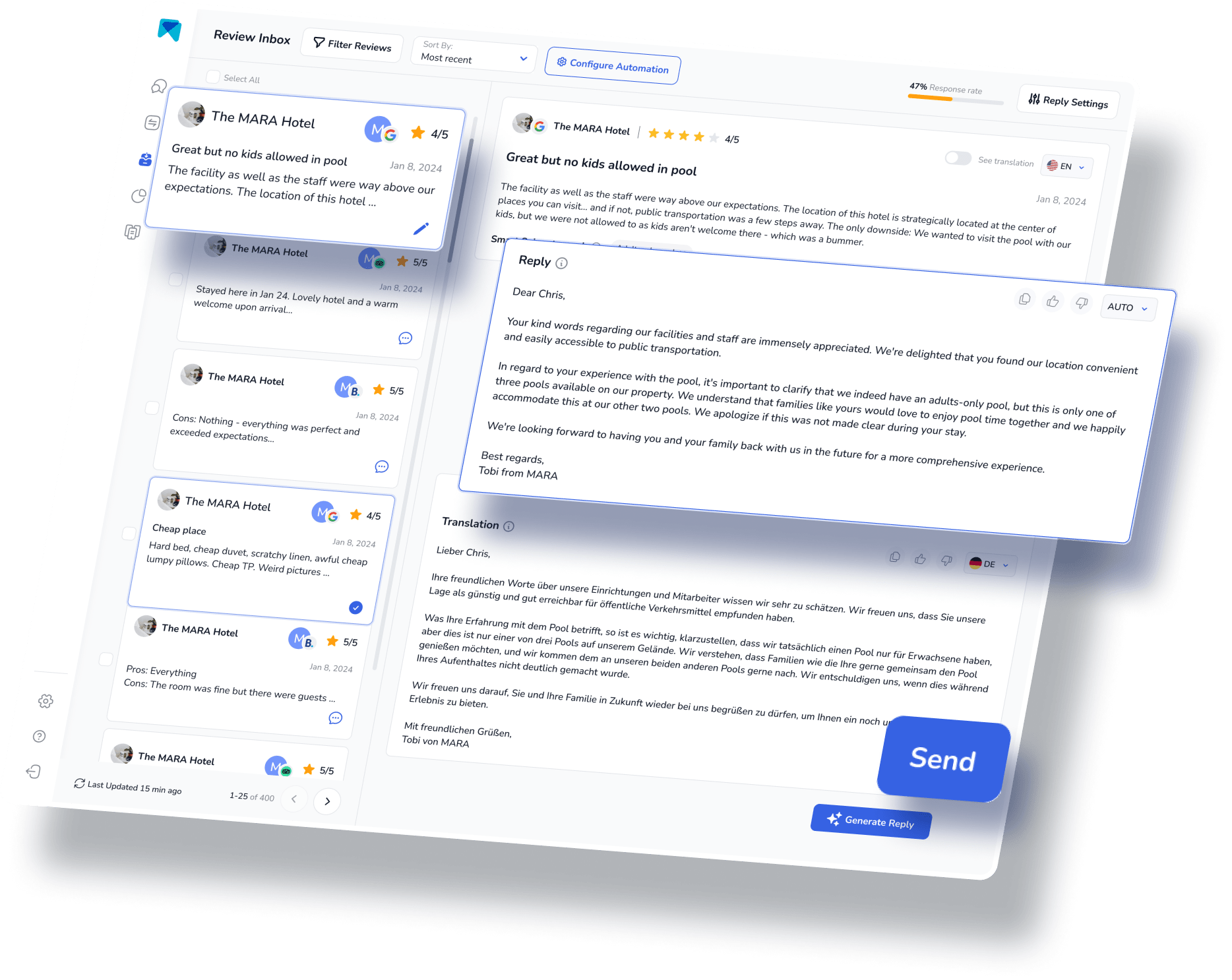 MARA Review Inbox