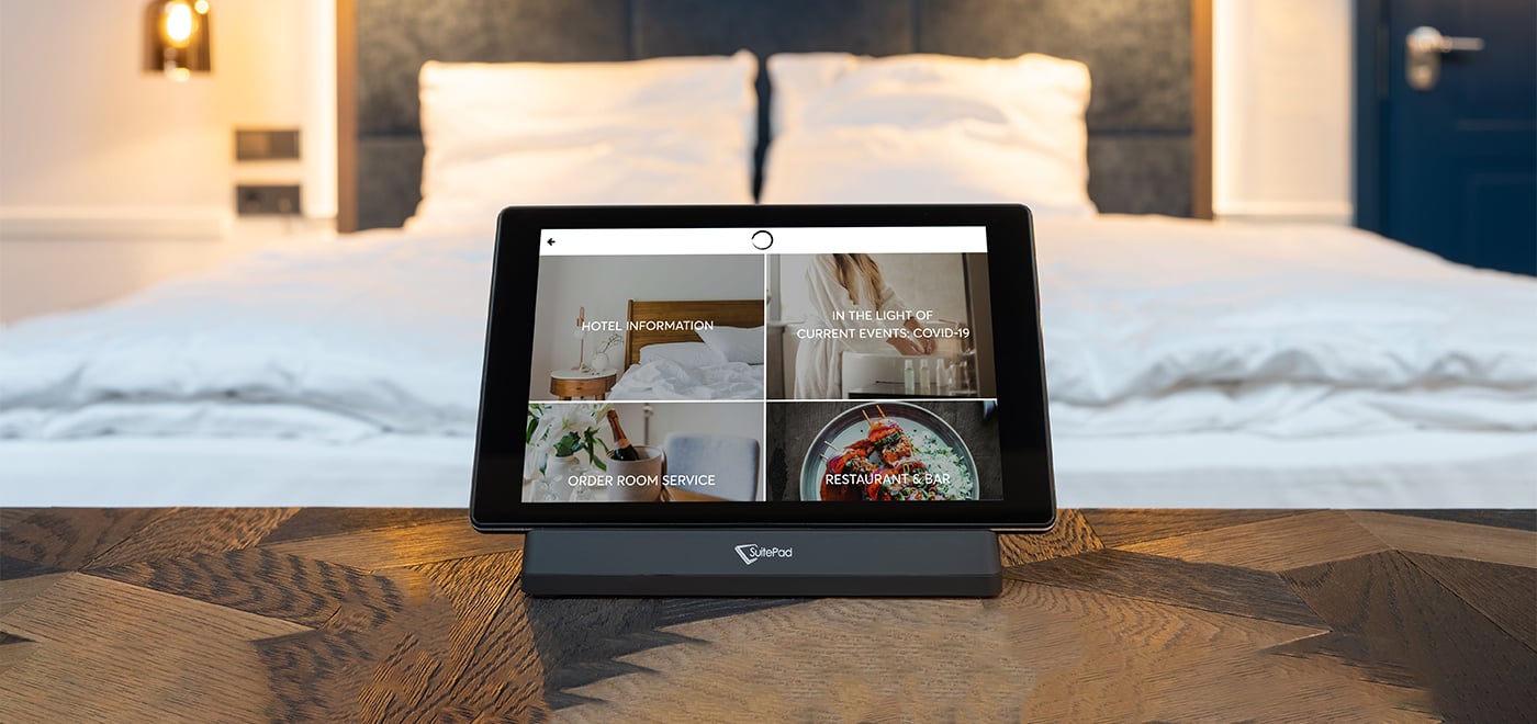 gadget di comunicazione suitepad per hotel