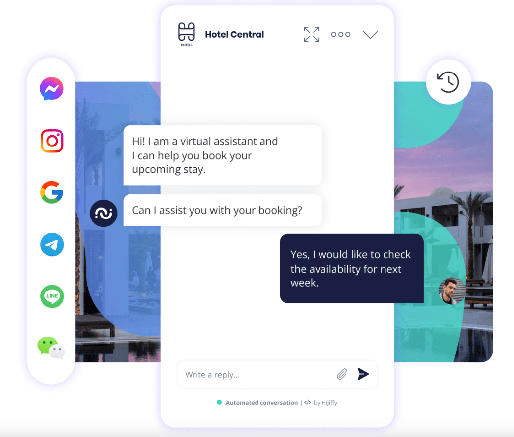 chatbot de hotel