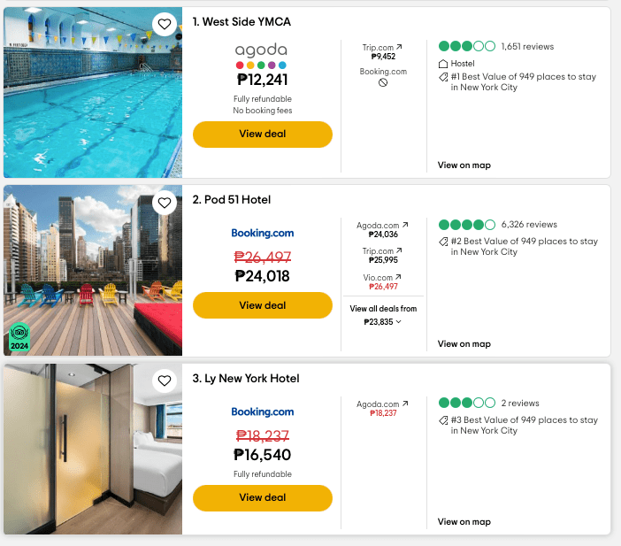competencia de marketing precios