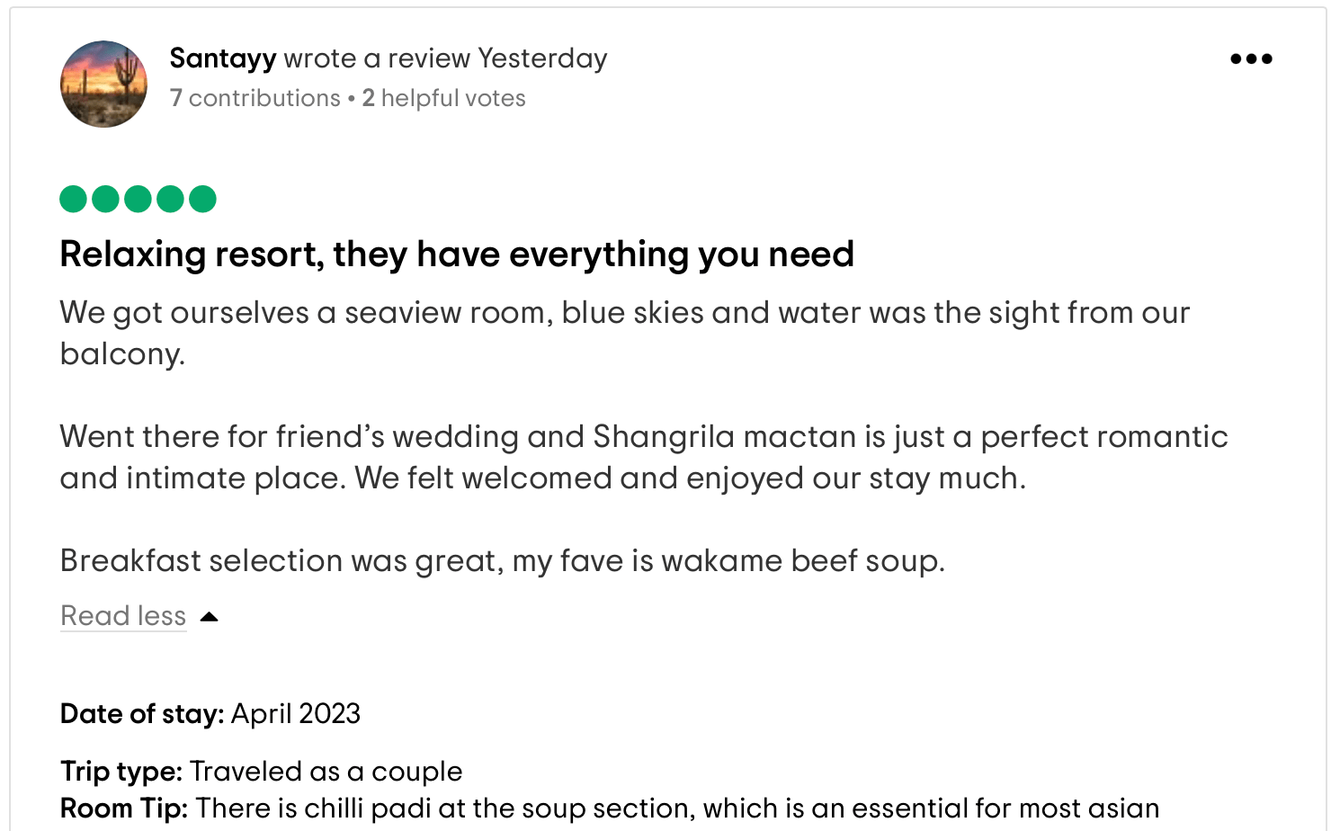 esempio-di-recensione-di-tripadvisor