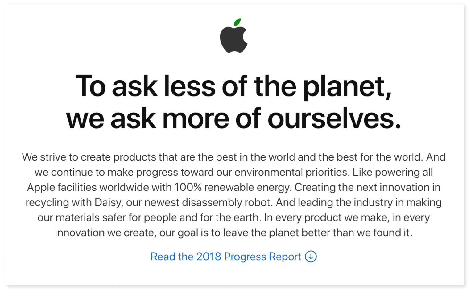 Campaña de relaciones públicas de Apple