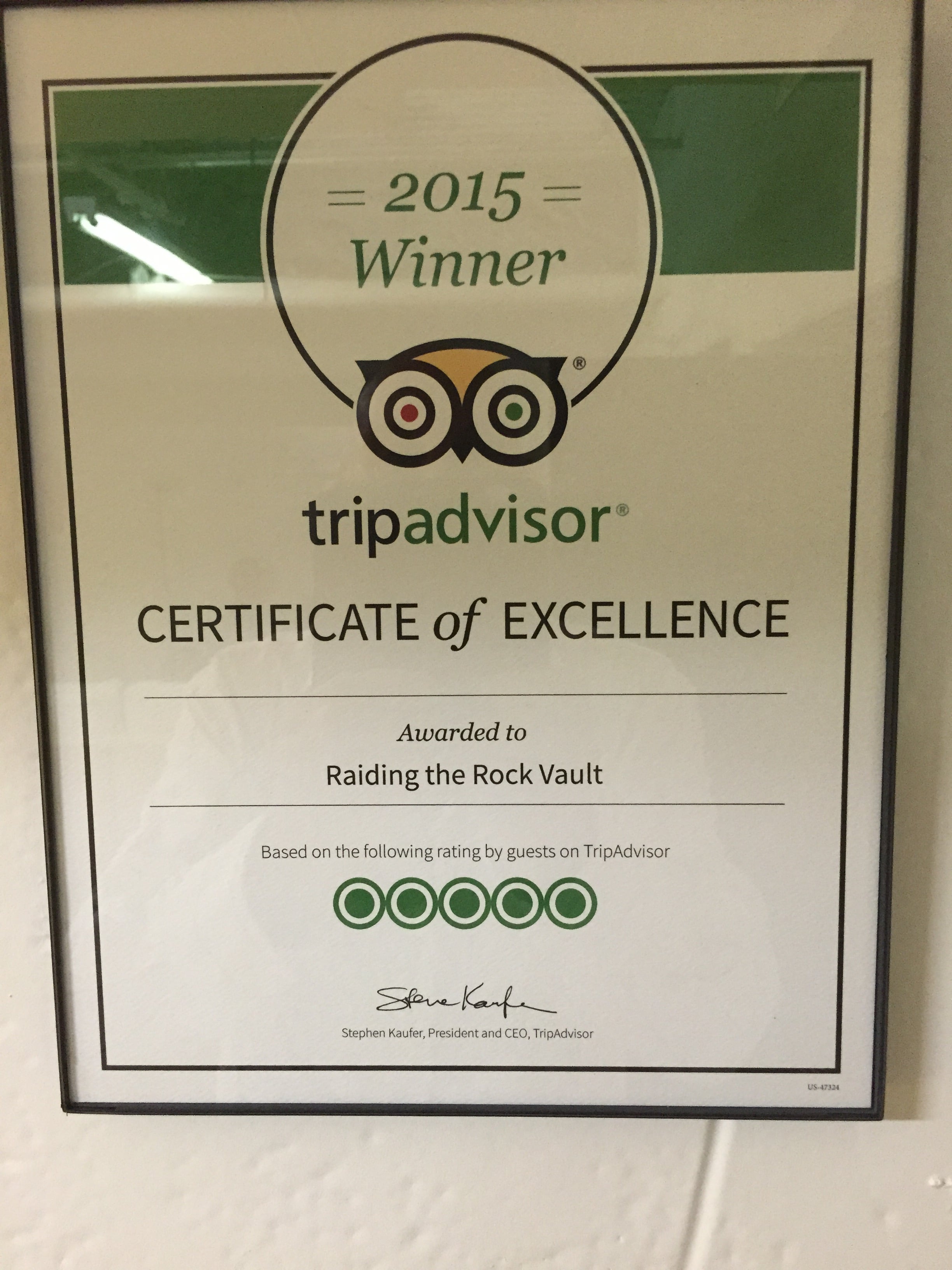 razziando la volta rocciosa certificato di eccellenza tripadvisor