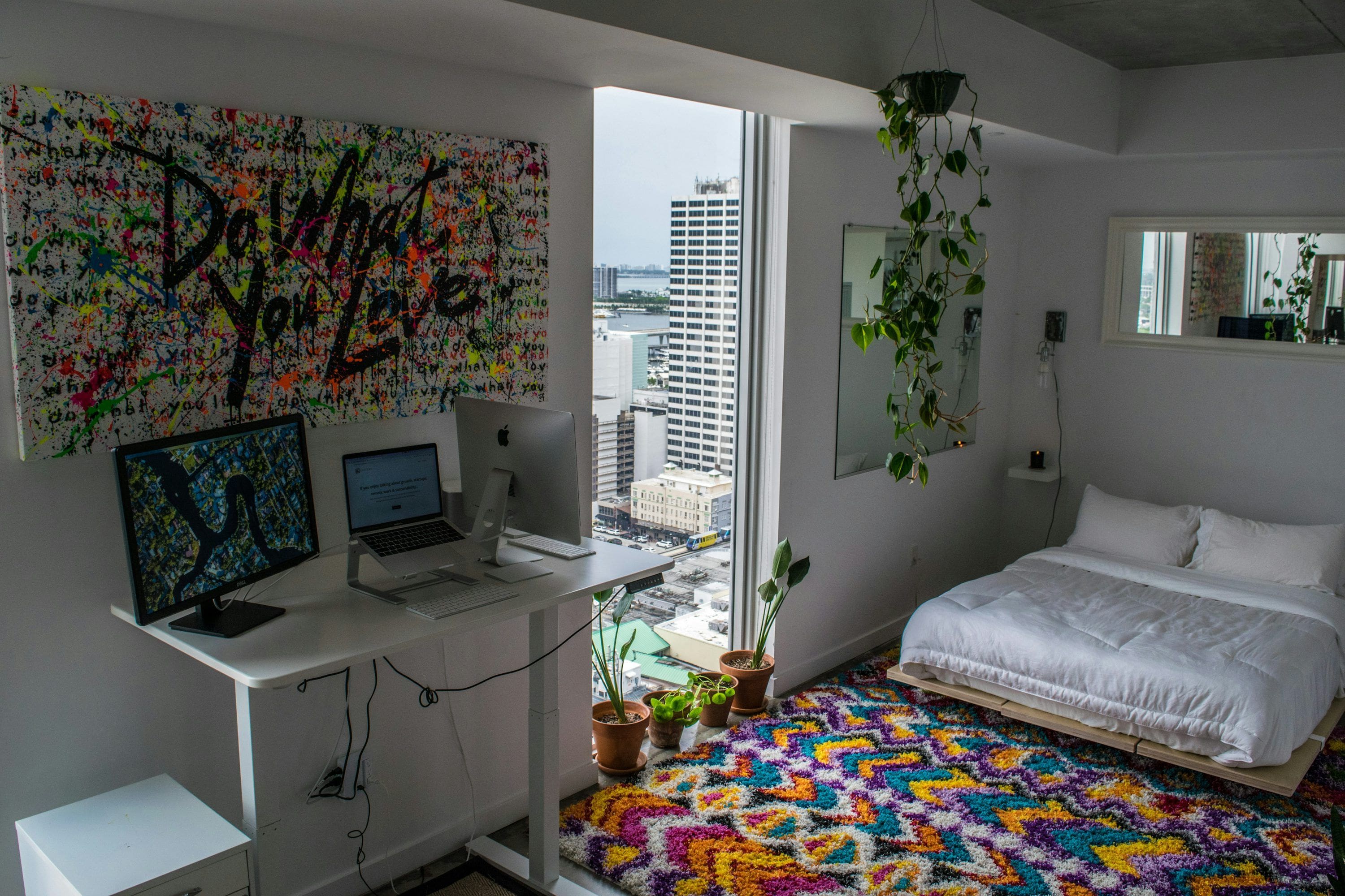 Künstlerische Kurzzeitvermietung auf Airbnb