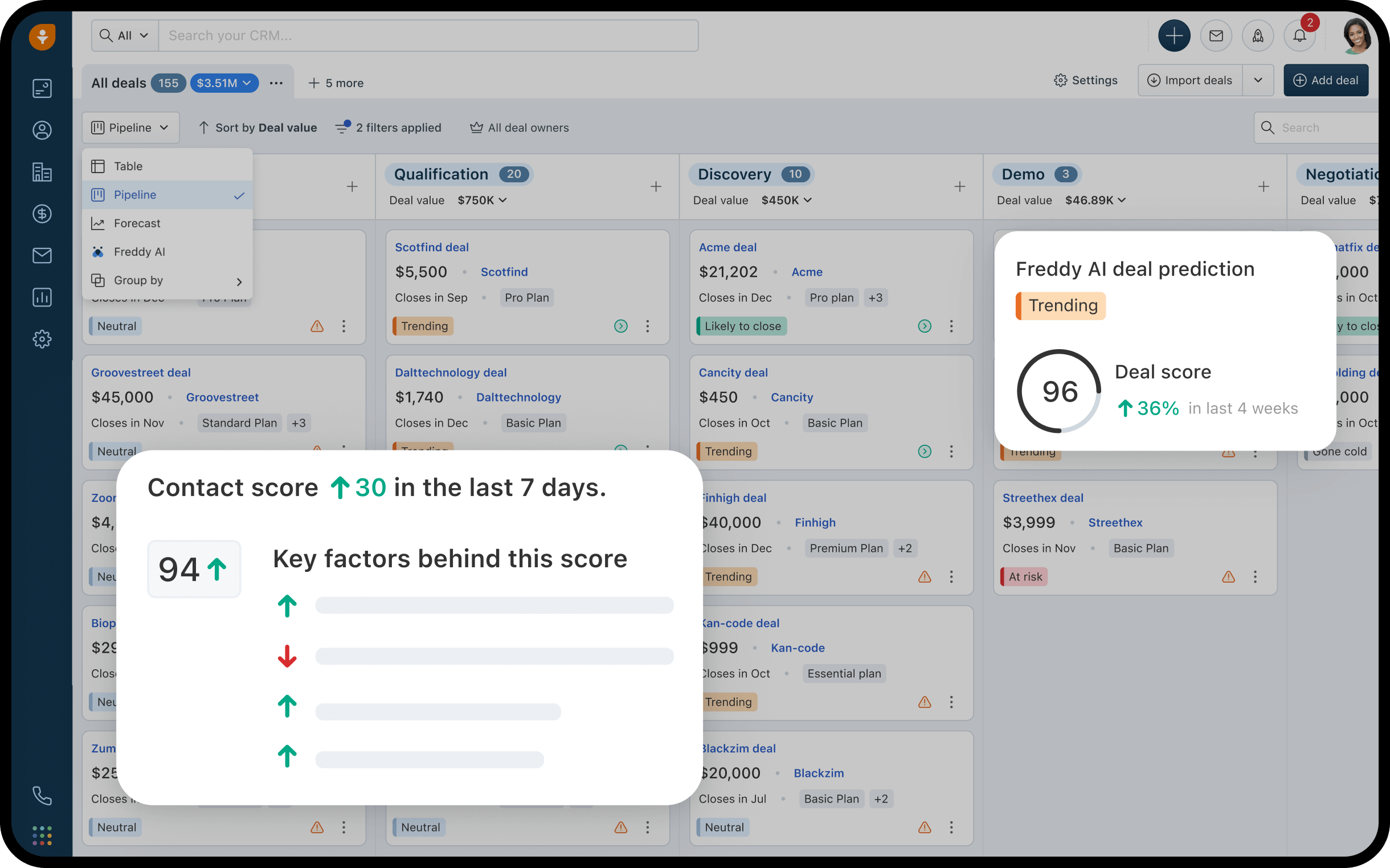 software CRM Freshsales
