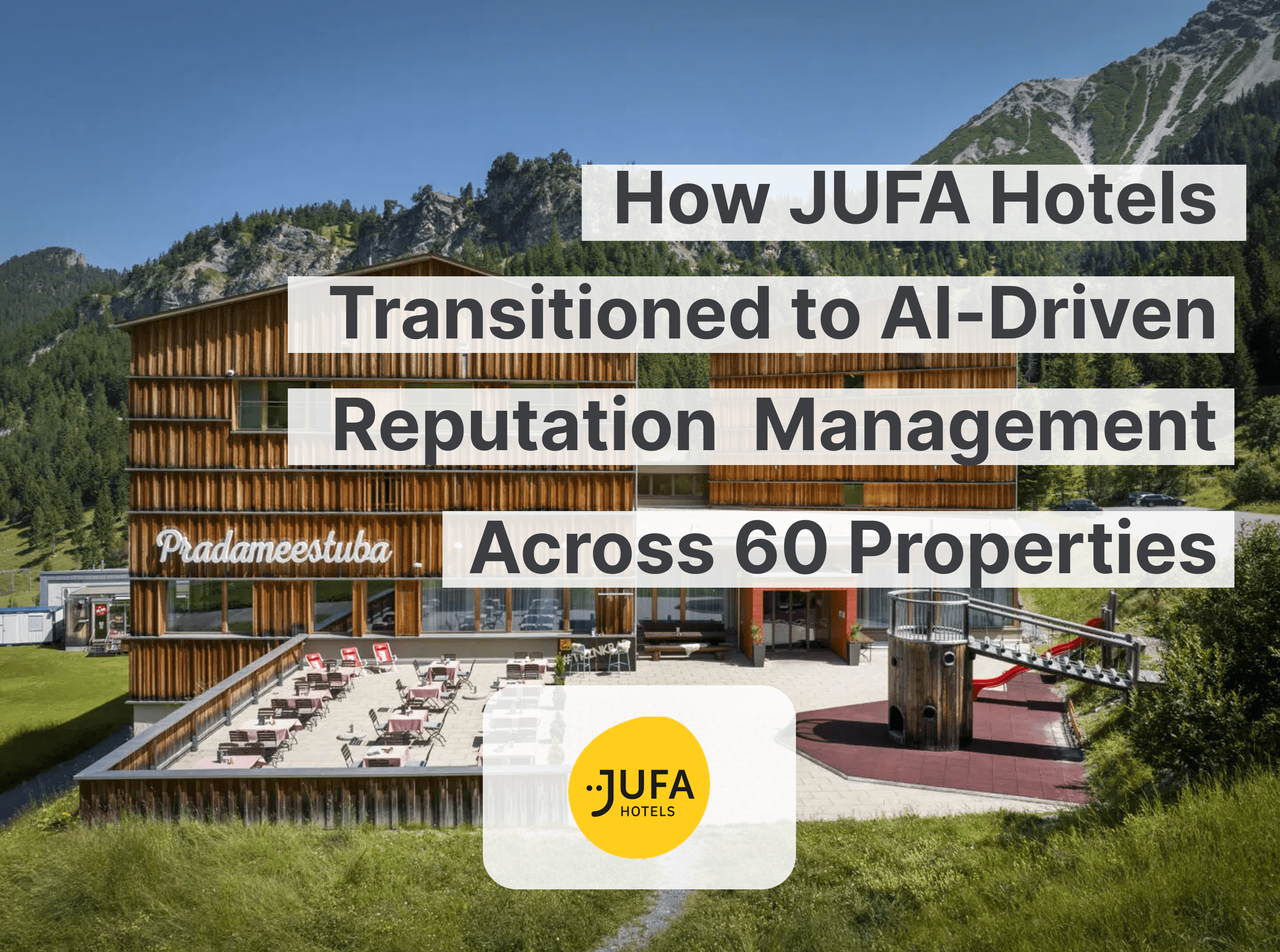 Cómo JUFA Hotels realizó la transición a la gestión de reputación basada en IA en 60 propiedades