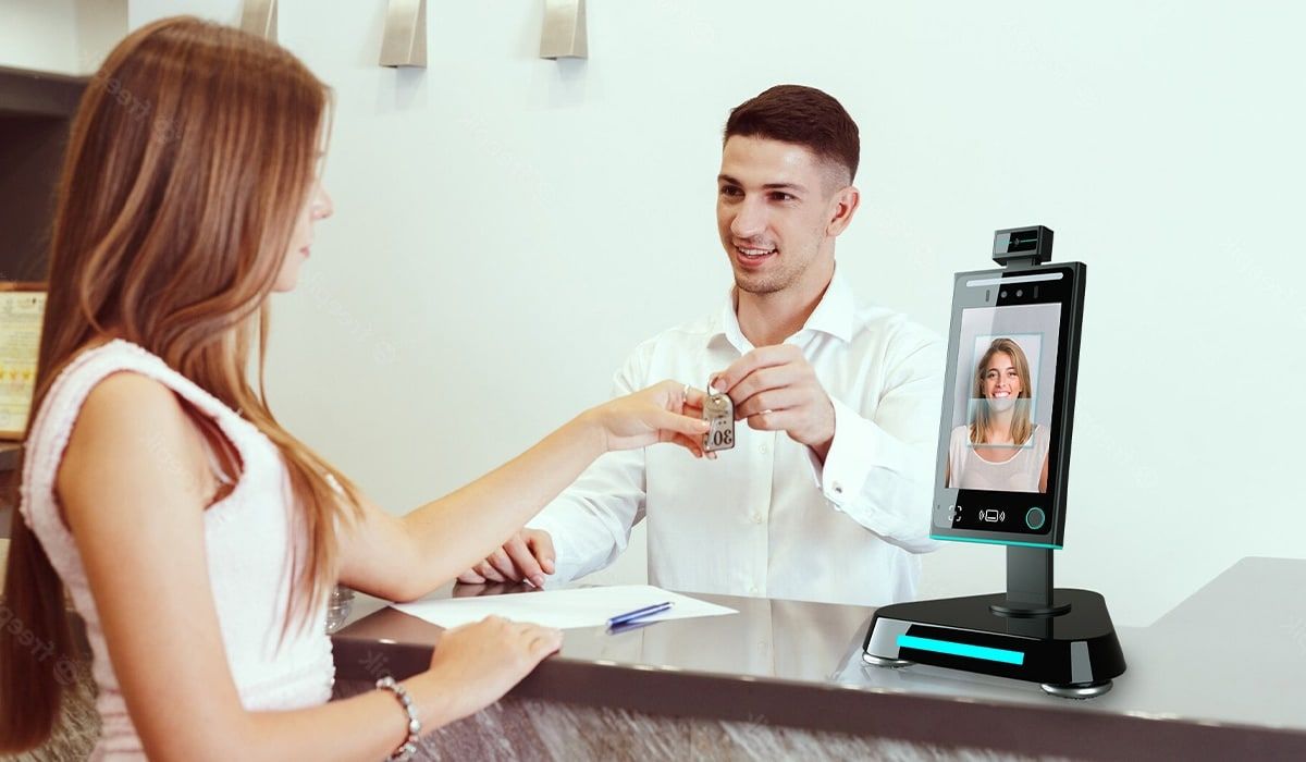 auto check-in biométrico