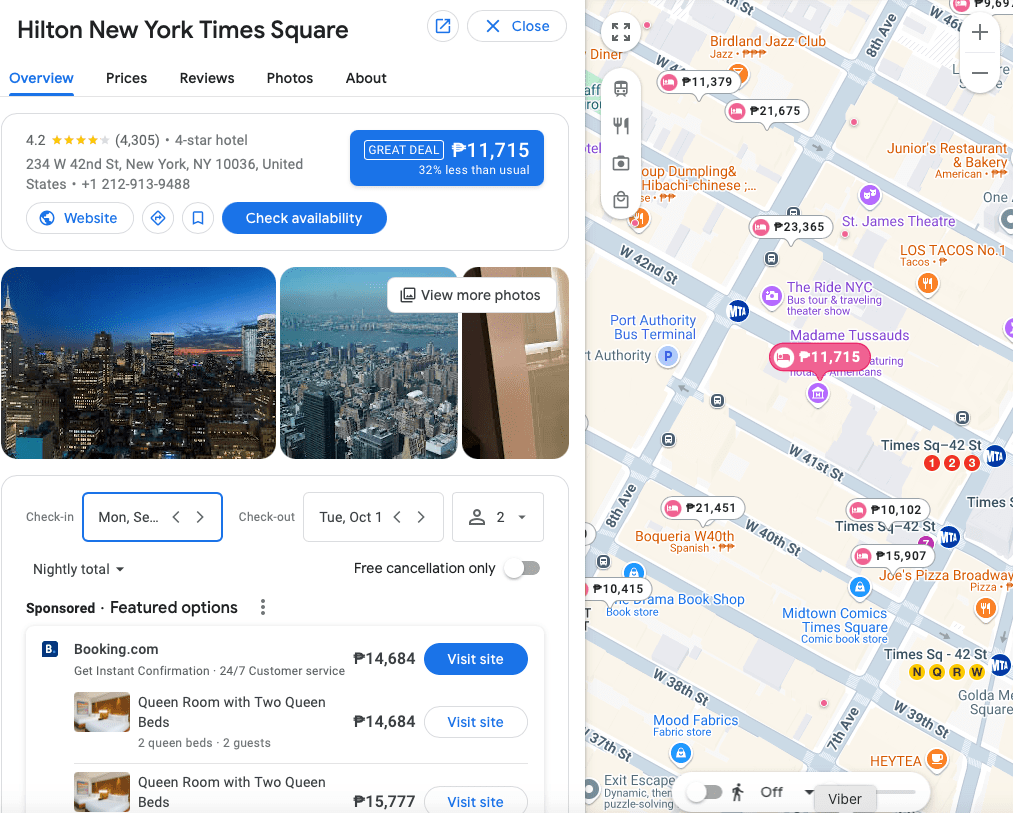 valutazione a stelle di Google Google Maps