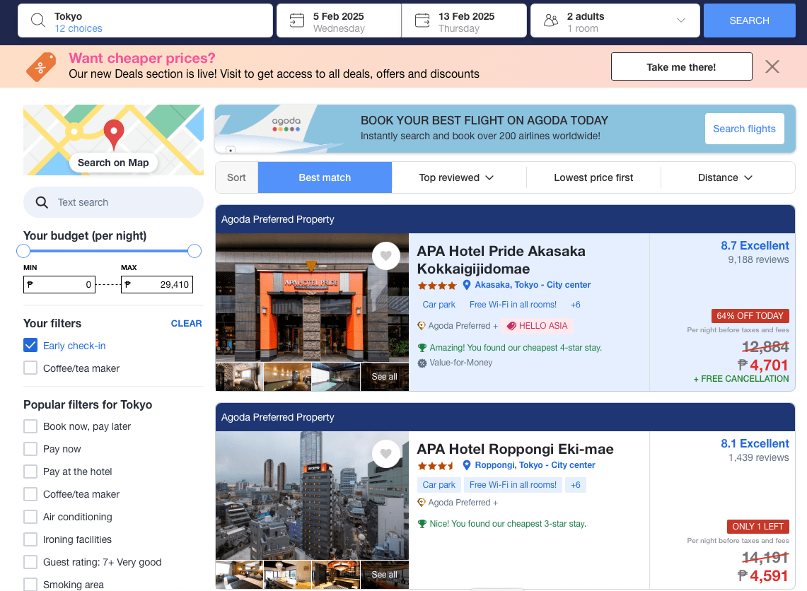 orario di check-in flessibile