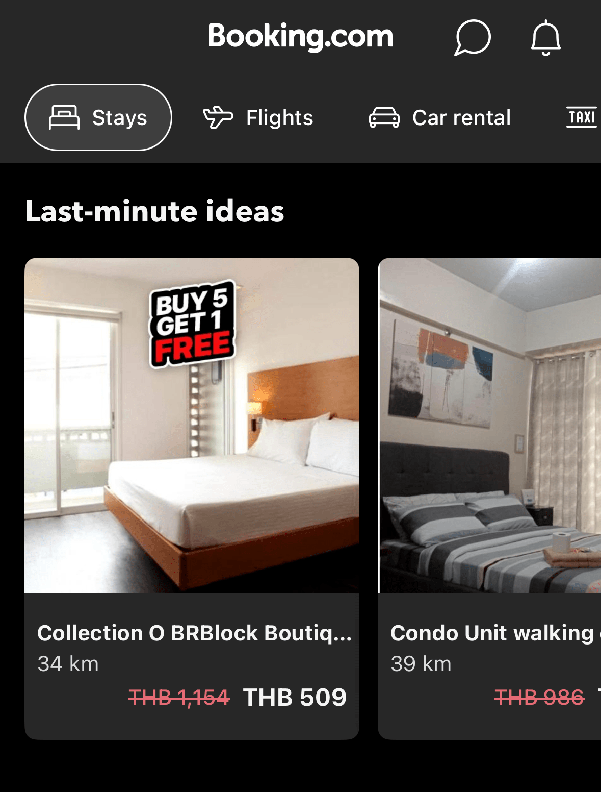 Esempi di inserzioni su Booking.com
