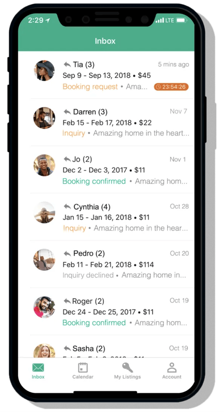 le attività vengono registrate nell'app Tripadvisor
