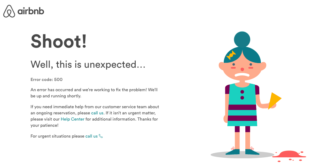 Error al publicar una reseña en Airbnb