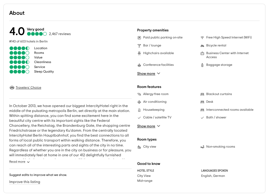 gestione della reputazione locale di TripAdvisor