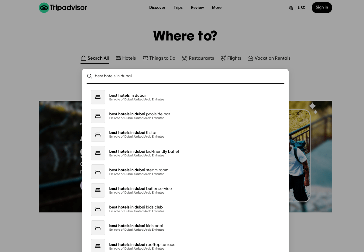 algoritmo di TripAdvisor