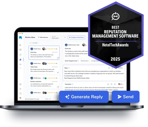 il miglior software di gestione della reputazione per gli hotel