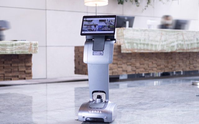 Roboter-Check-in in Hotels