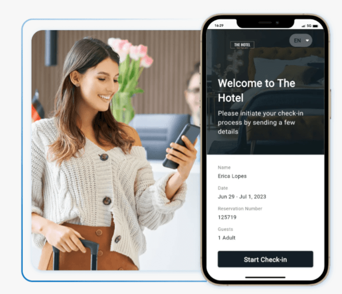Selbst-Check-in in der App