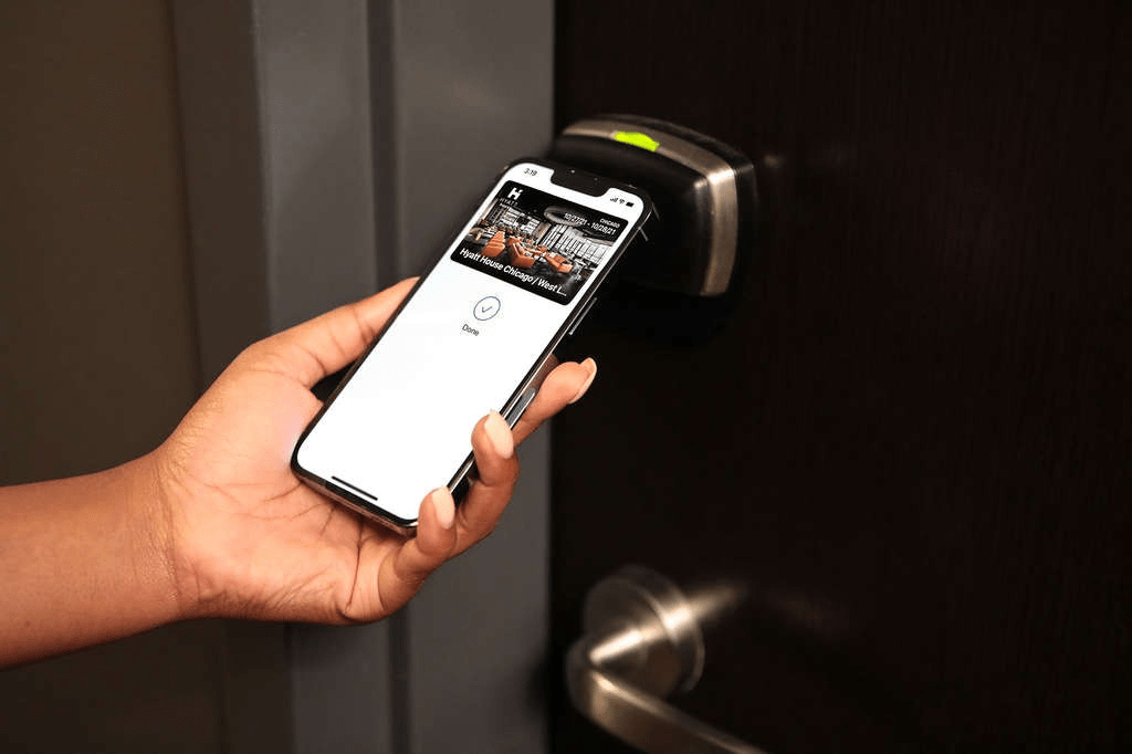 check-in mobile dell'hotel
