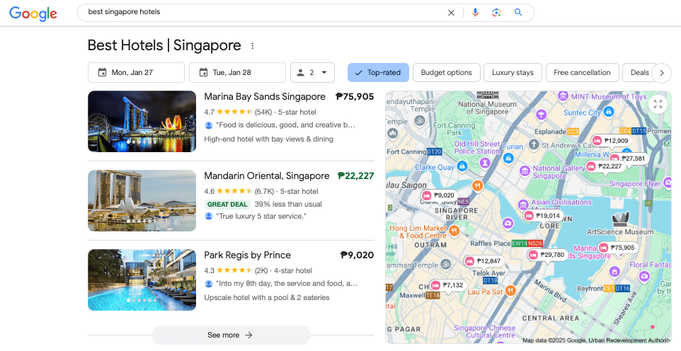 Google Local 3 Pack
