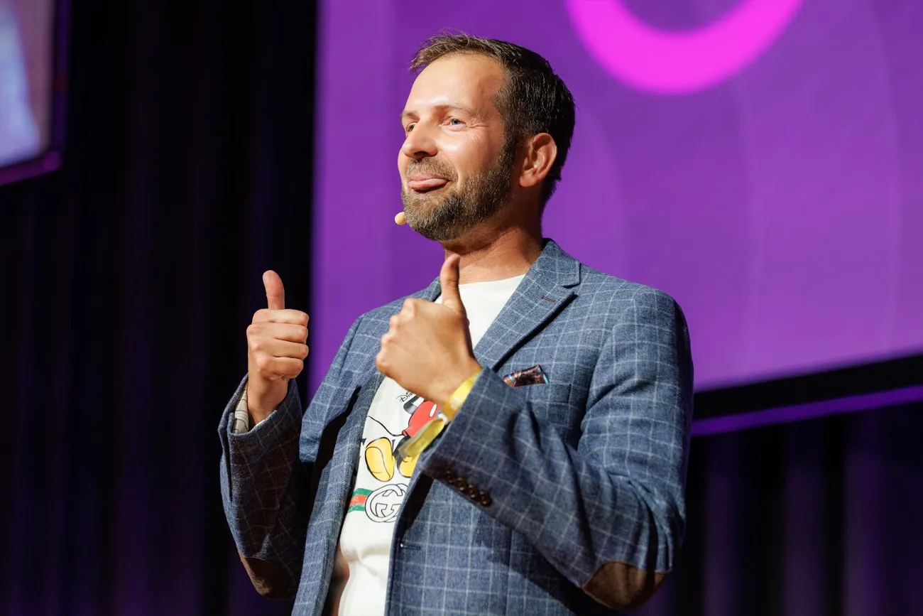 Matthias Beerbaum auf der Bühne