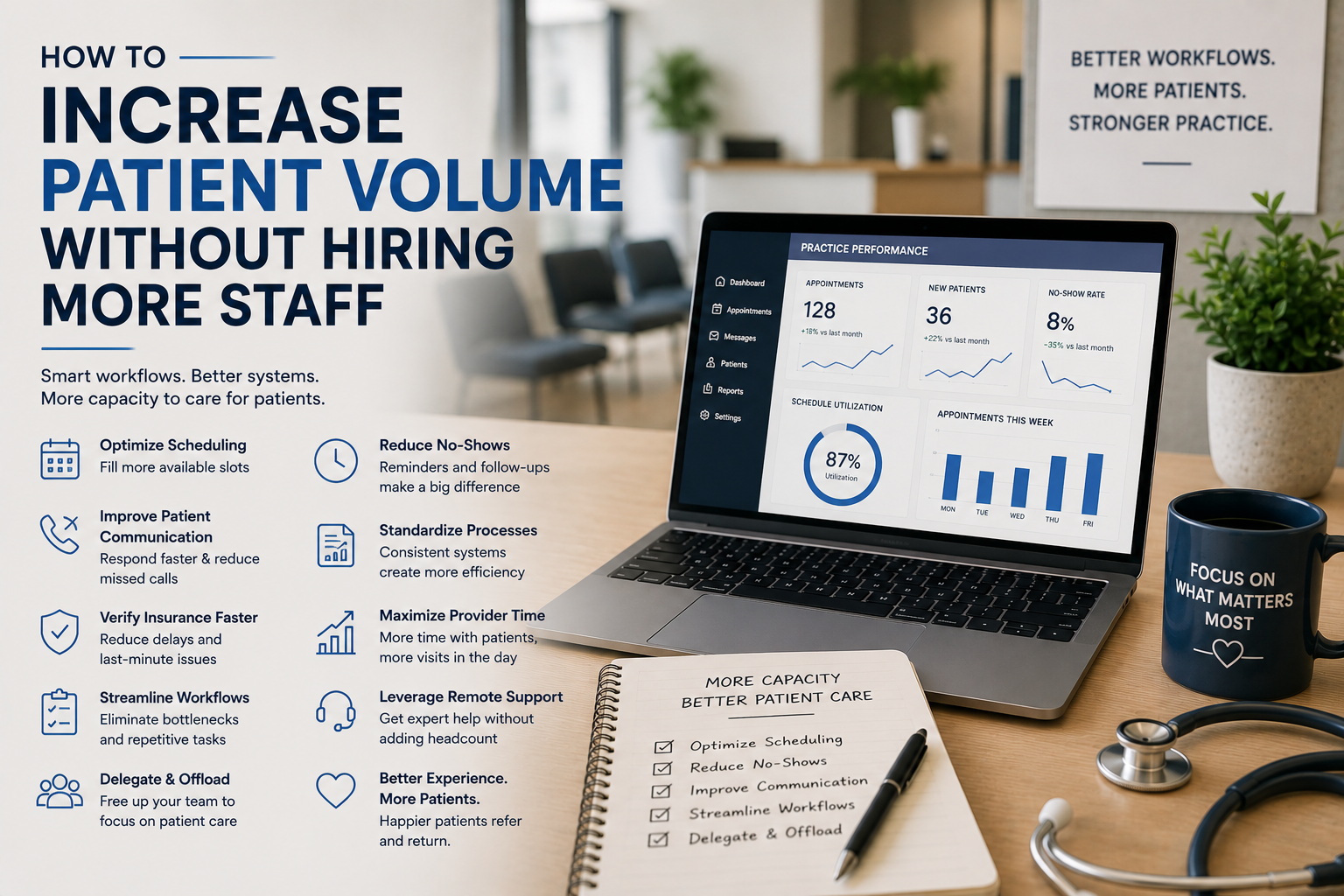 How to Increase Patient Volume Without Hiring More Staff