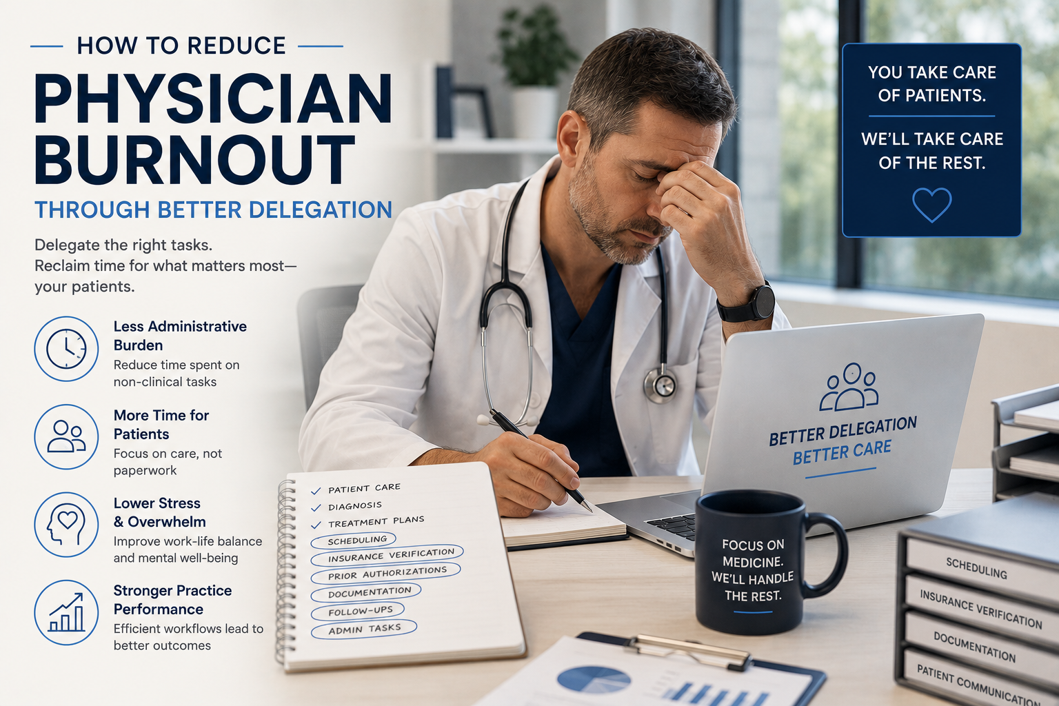 How to Reduce Physician Burnout Through Better Delegation